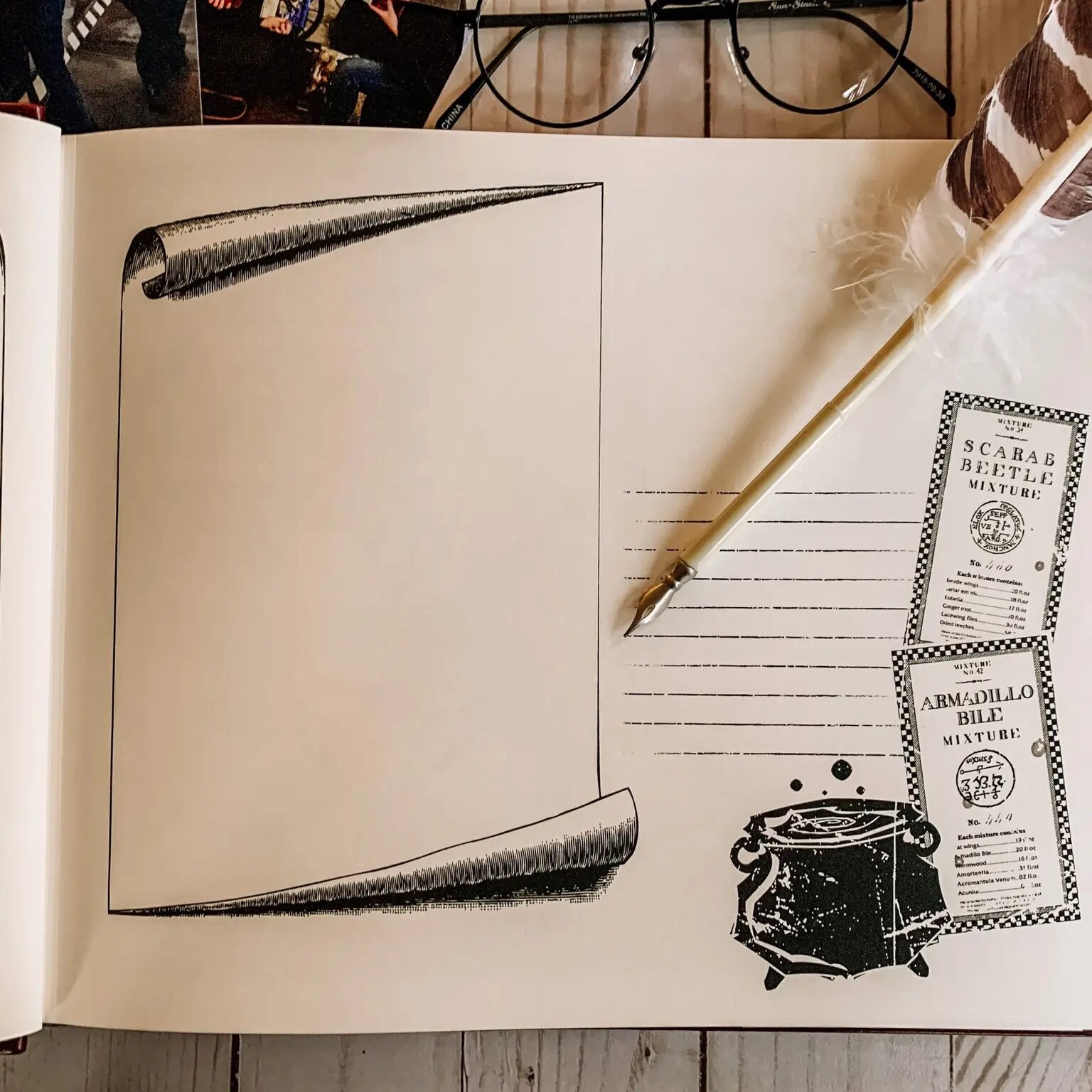 harry potter photo album and scrapbook