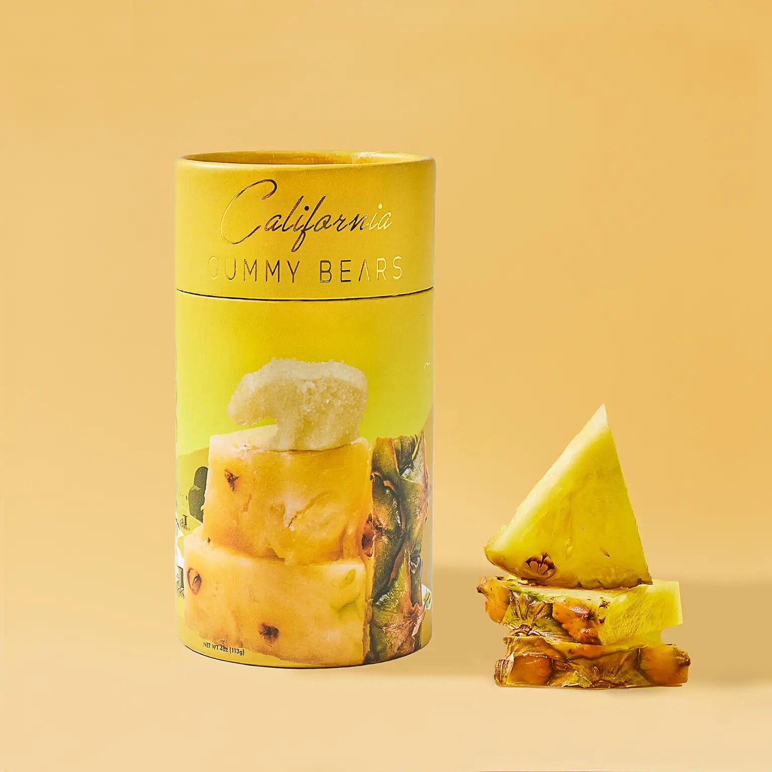 malibu sour pineapple gummy bears