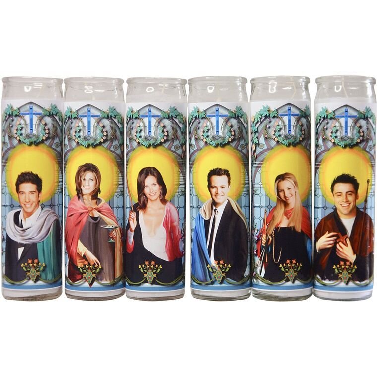 friends celebrity prayer candle