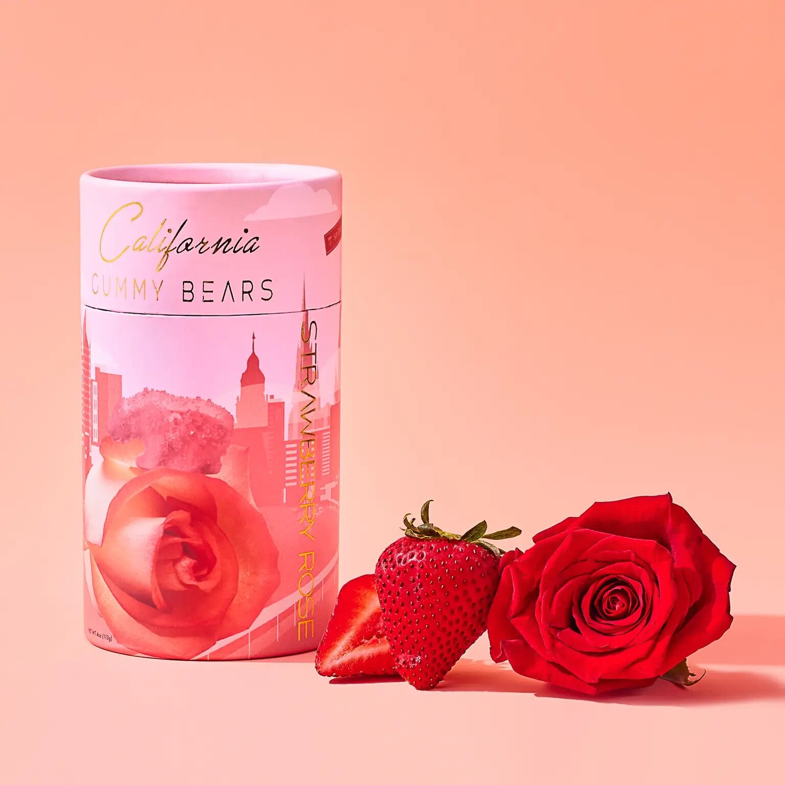 san diego strawberry rose gummy bears