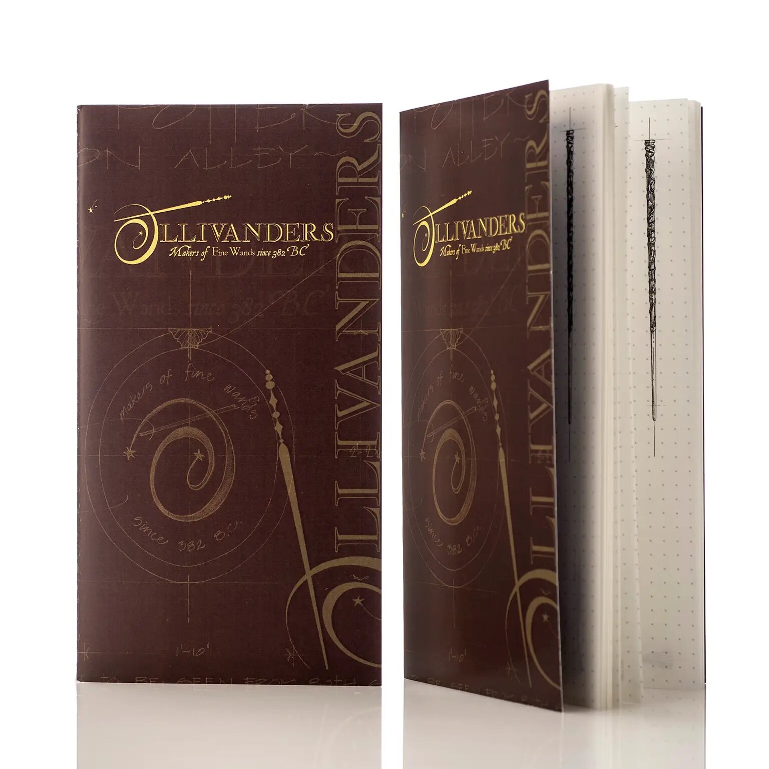 harry potter ollivanders dot grid journal