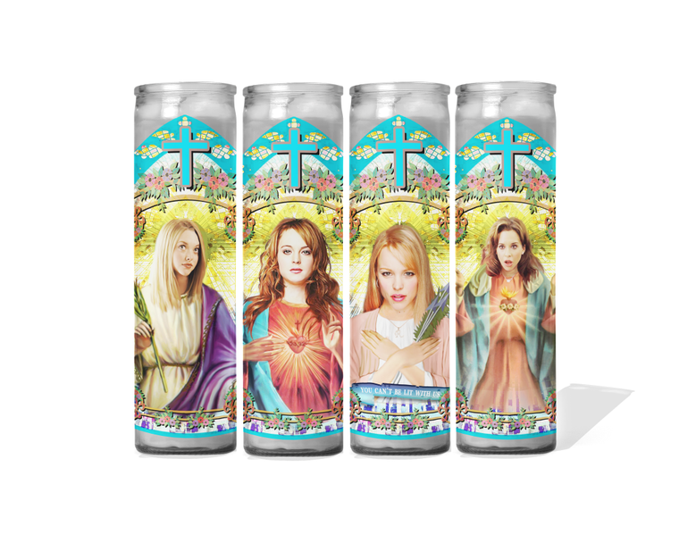 mean girls celebrity prayer candle