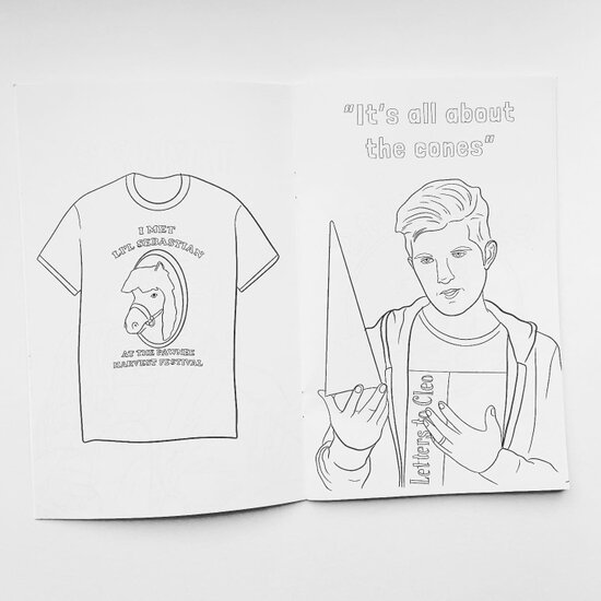 parks and rec coloring book