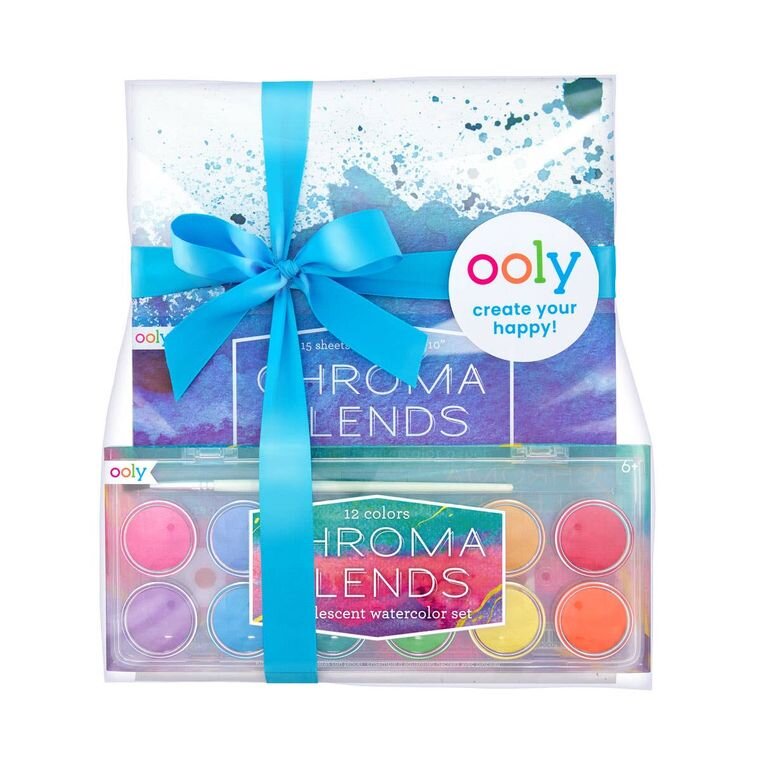 pearlescent watercolor giftable set