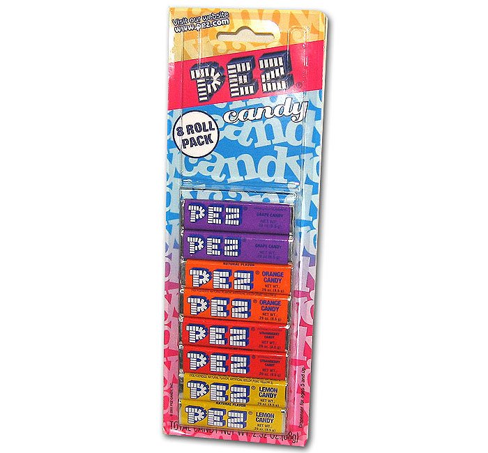 pez assorted fruit refill