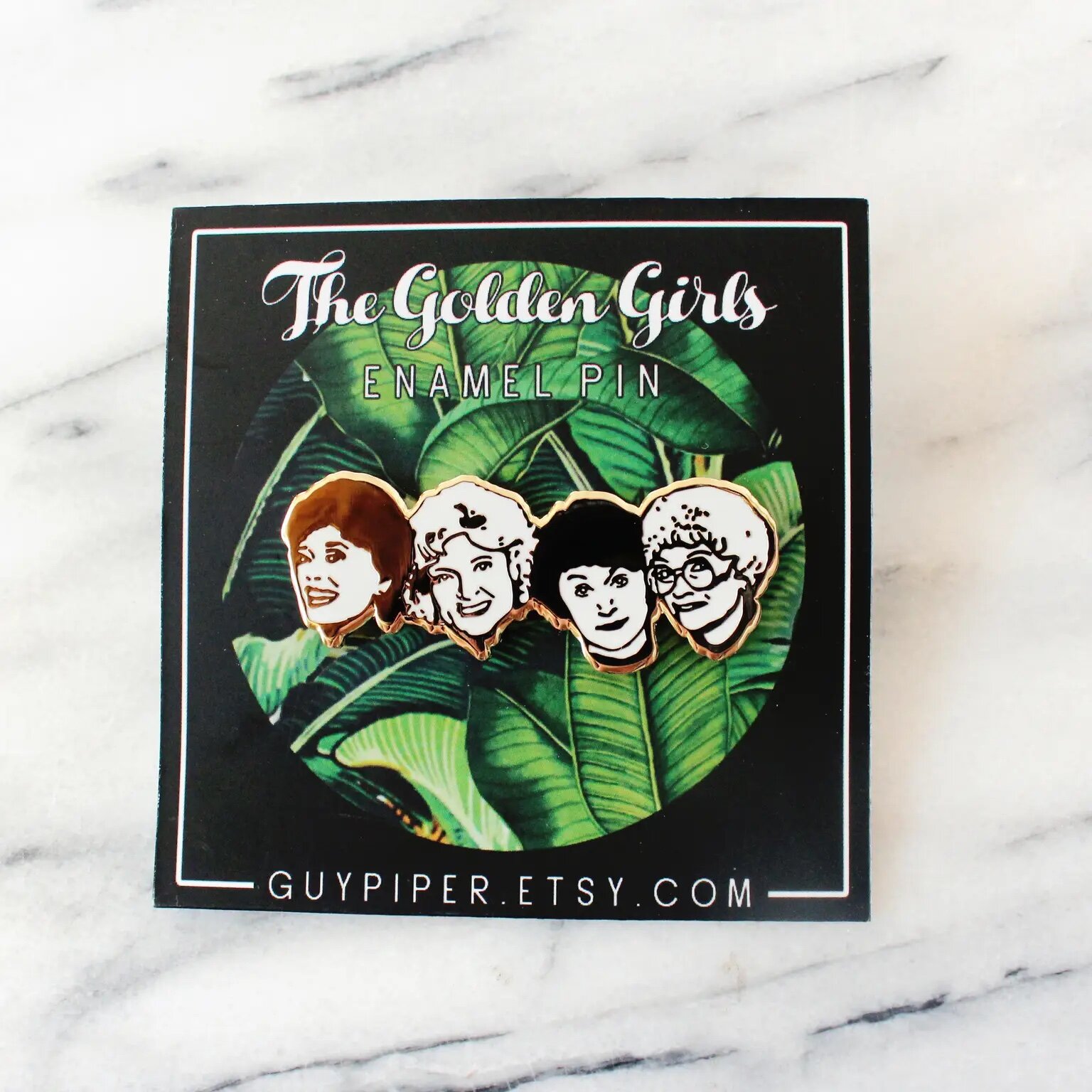 golden girls enamel pin