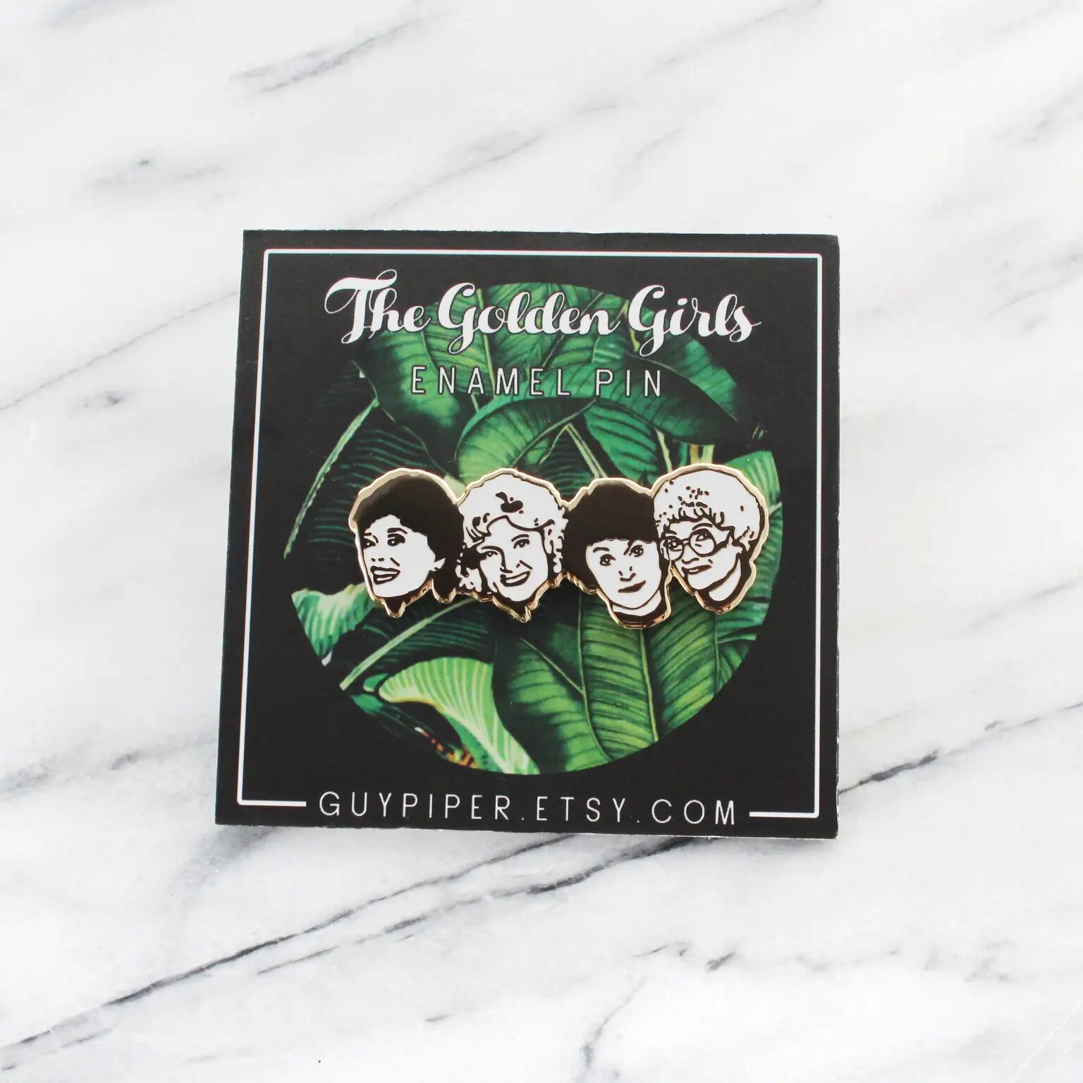 golden girls enamel pin