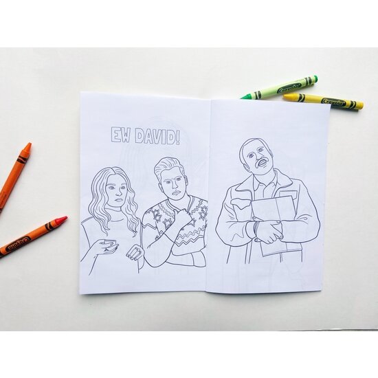 schitt's creek coloring book