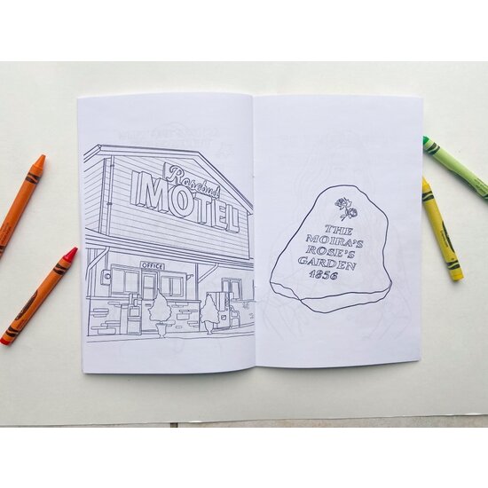 schitt's creek coloring book
