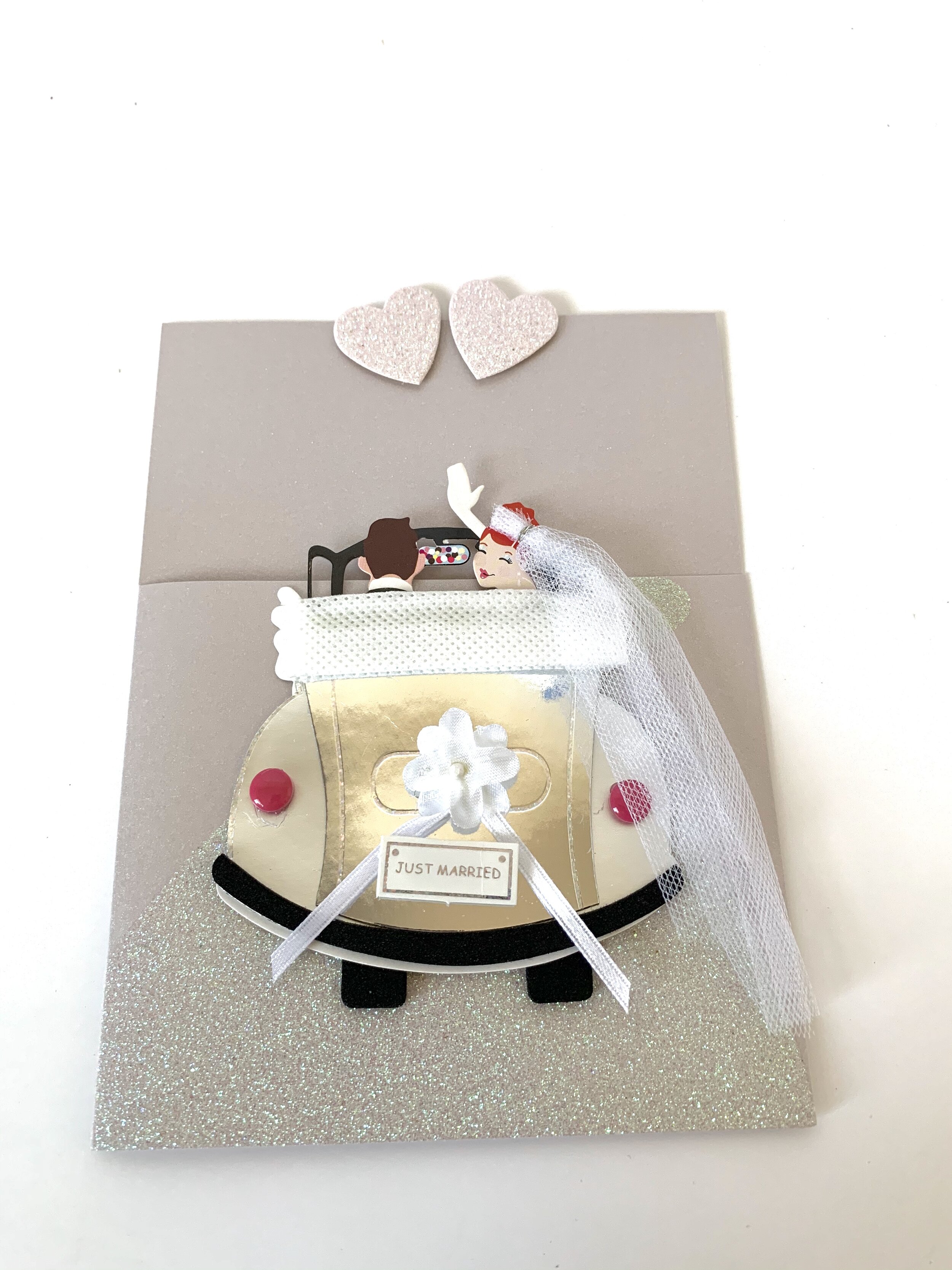 just married card
