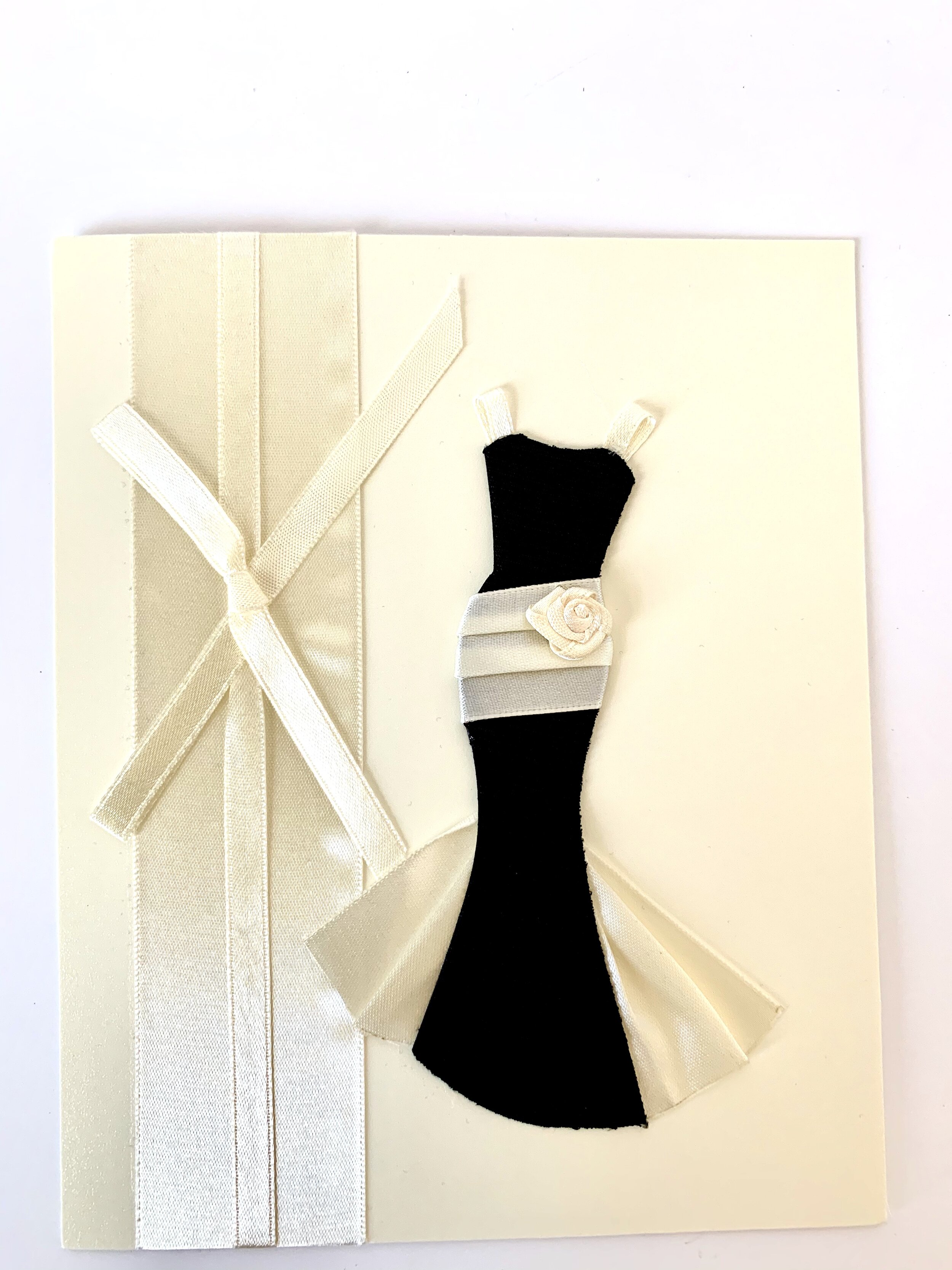 black tie gala blank card